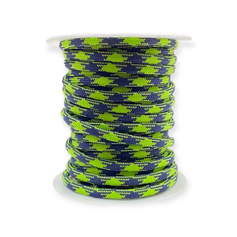 Paracord trend Makrome İp Alacalı Yeşil
