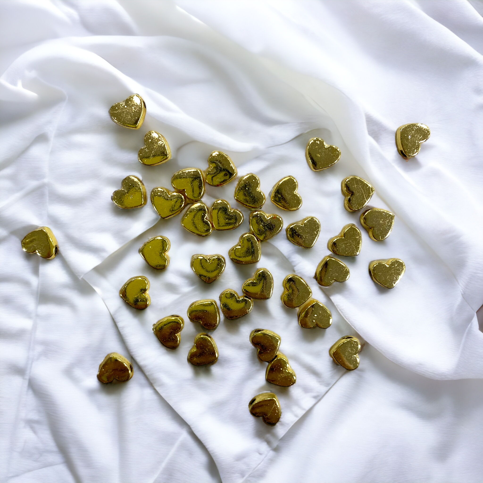 Parlak 24K Kalp Model