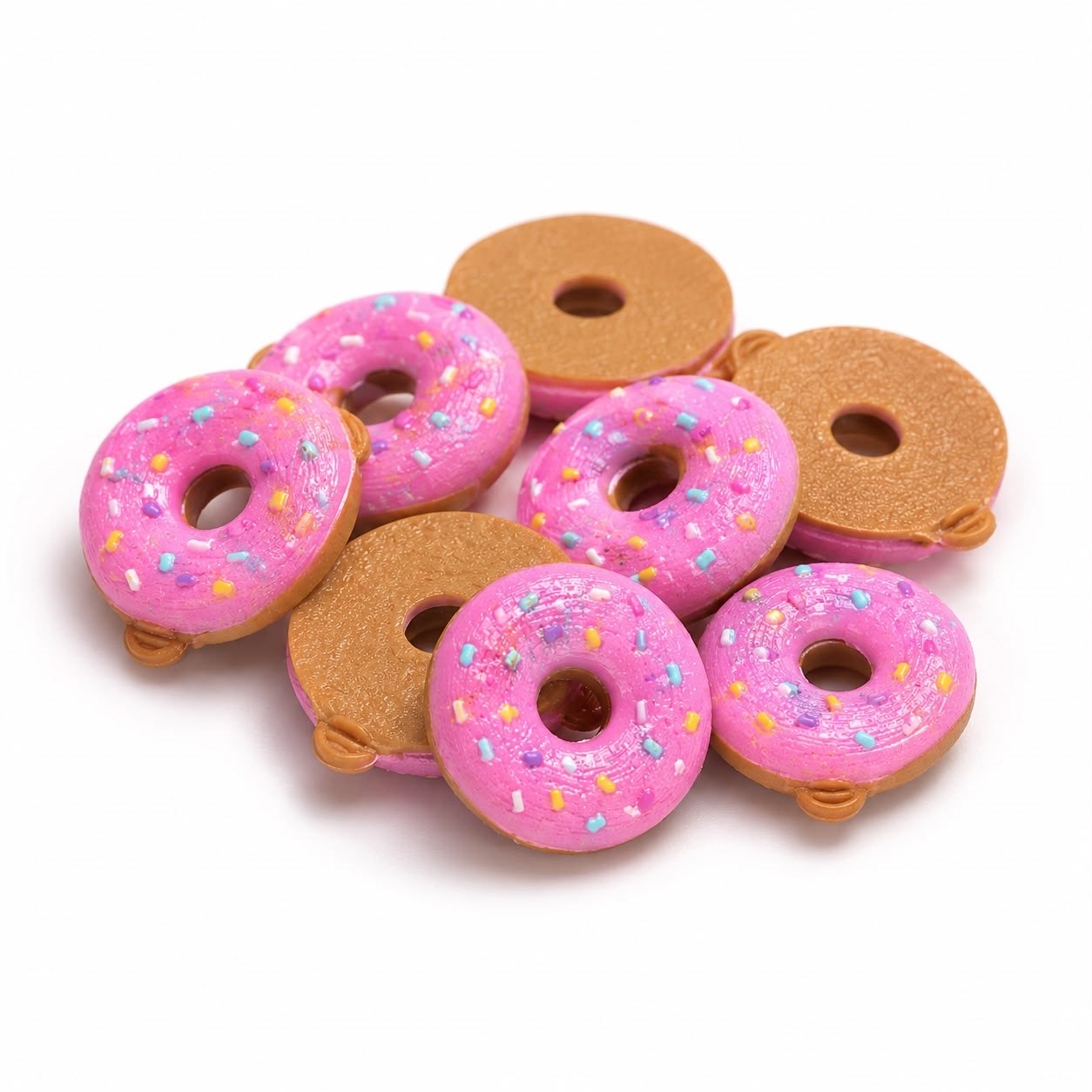 Pembe Soslu Donut Figürlü Sallantı