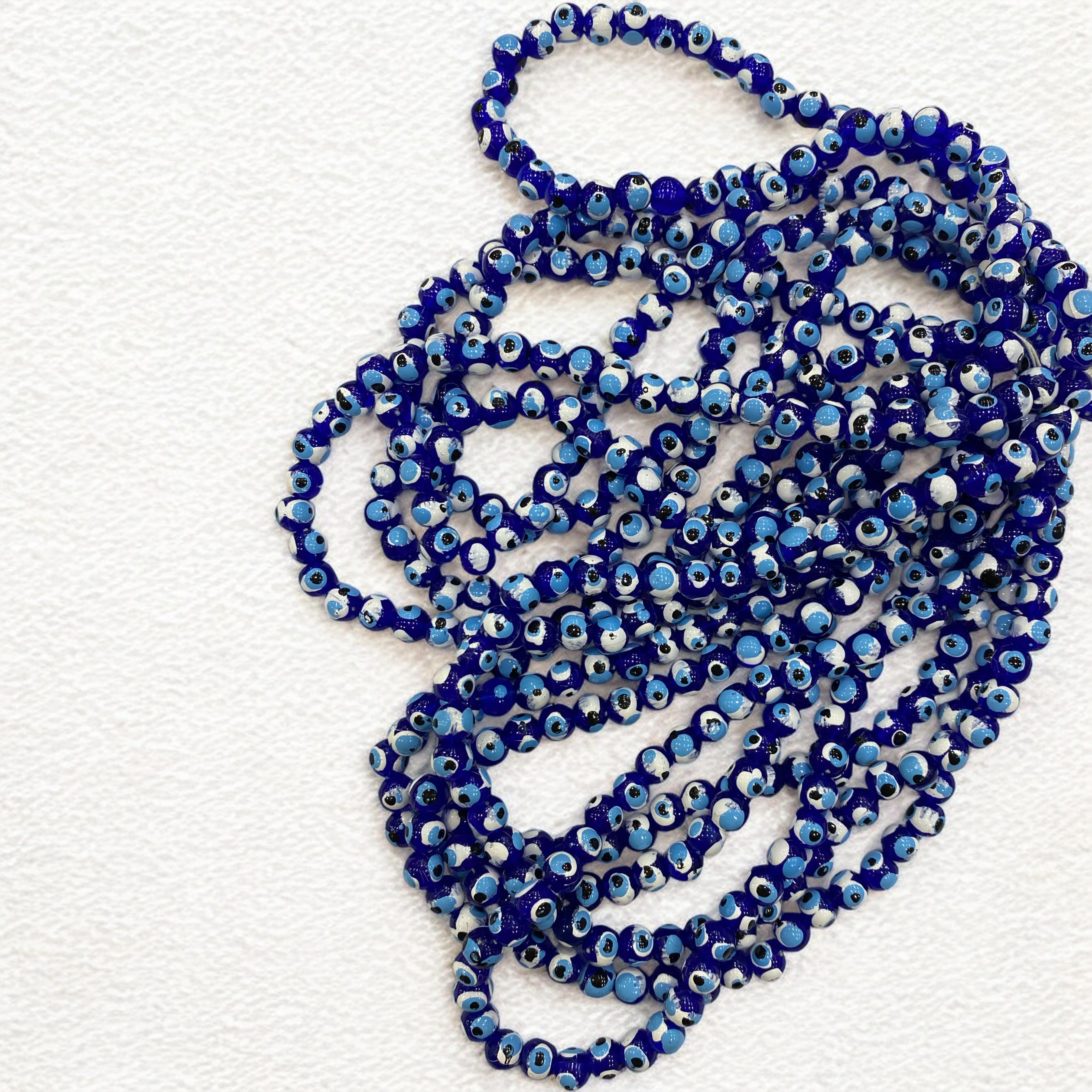Plastik Dizi 8 MM Nazar Boncuk