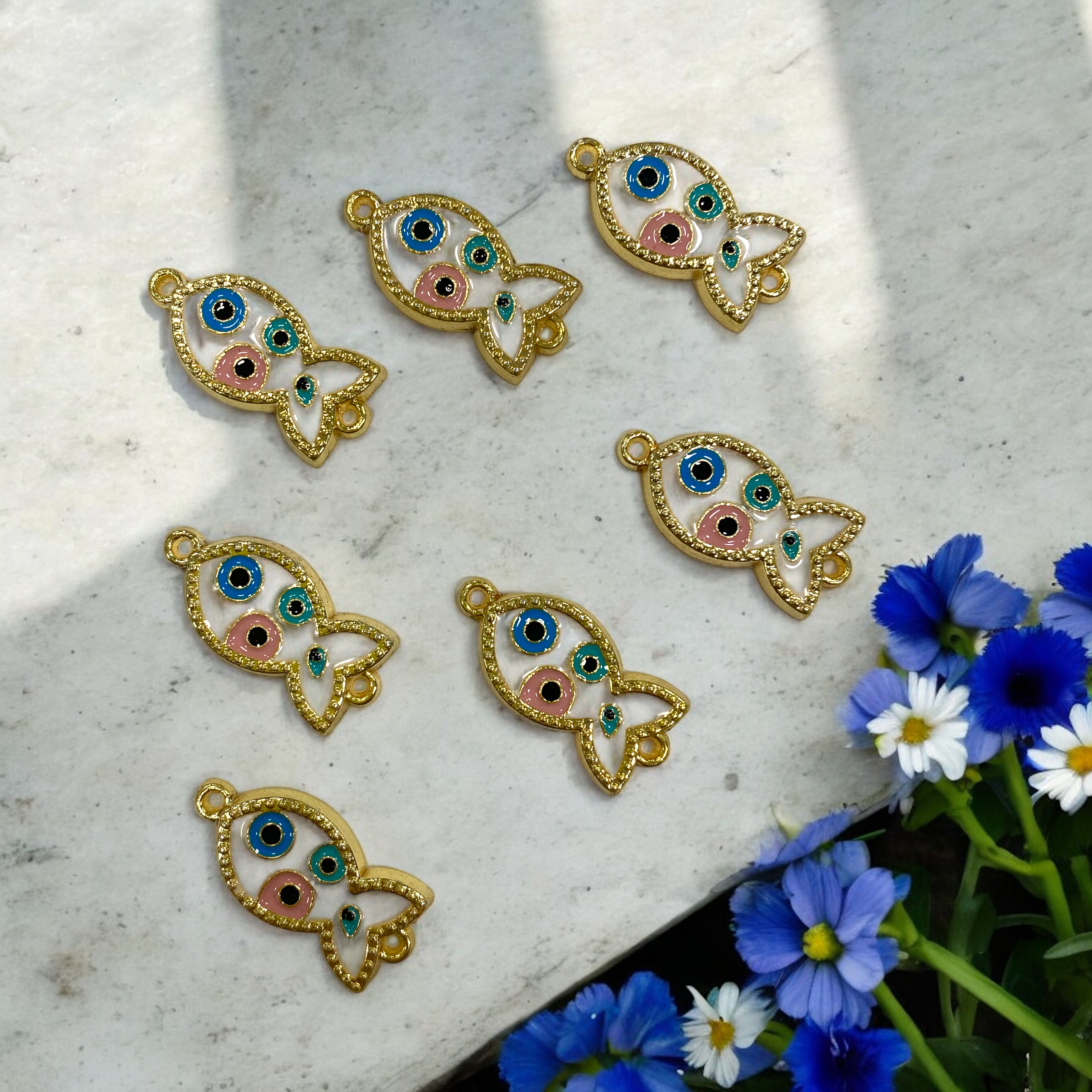 Renkli Mineli Balık Model