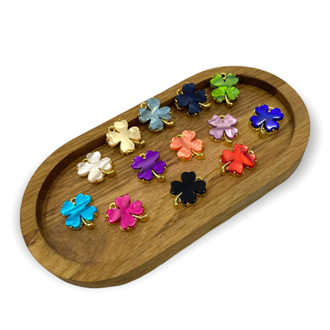 Renkli Tek Kulplu Yonca Model