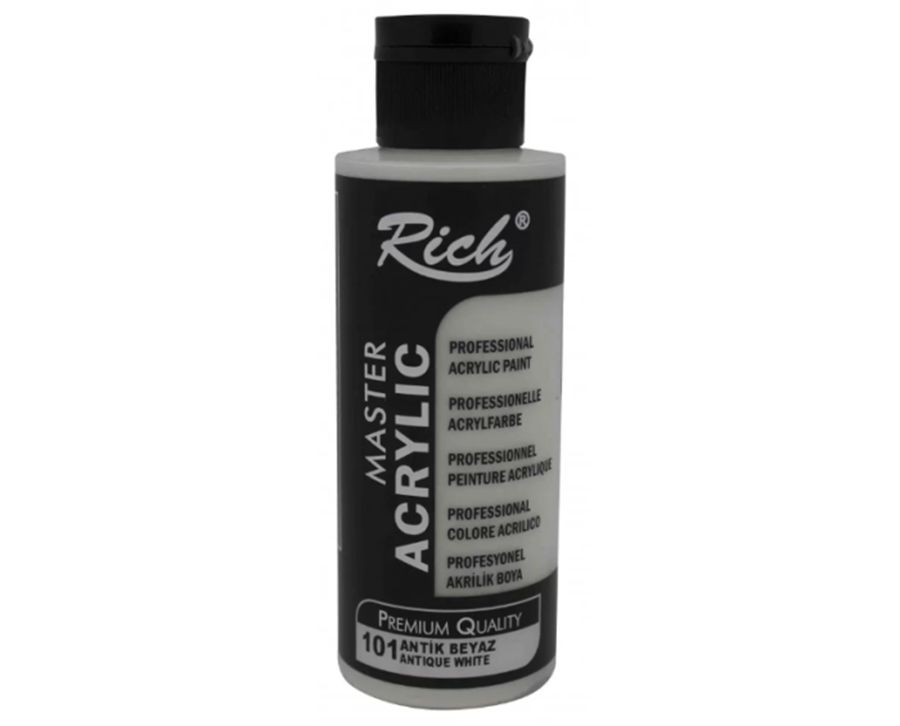Rich Master Akrilik Boya 101 Antik Beyaz 120cc