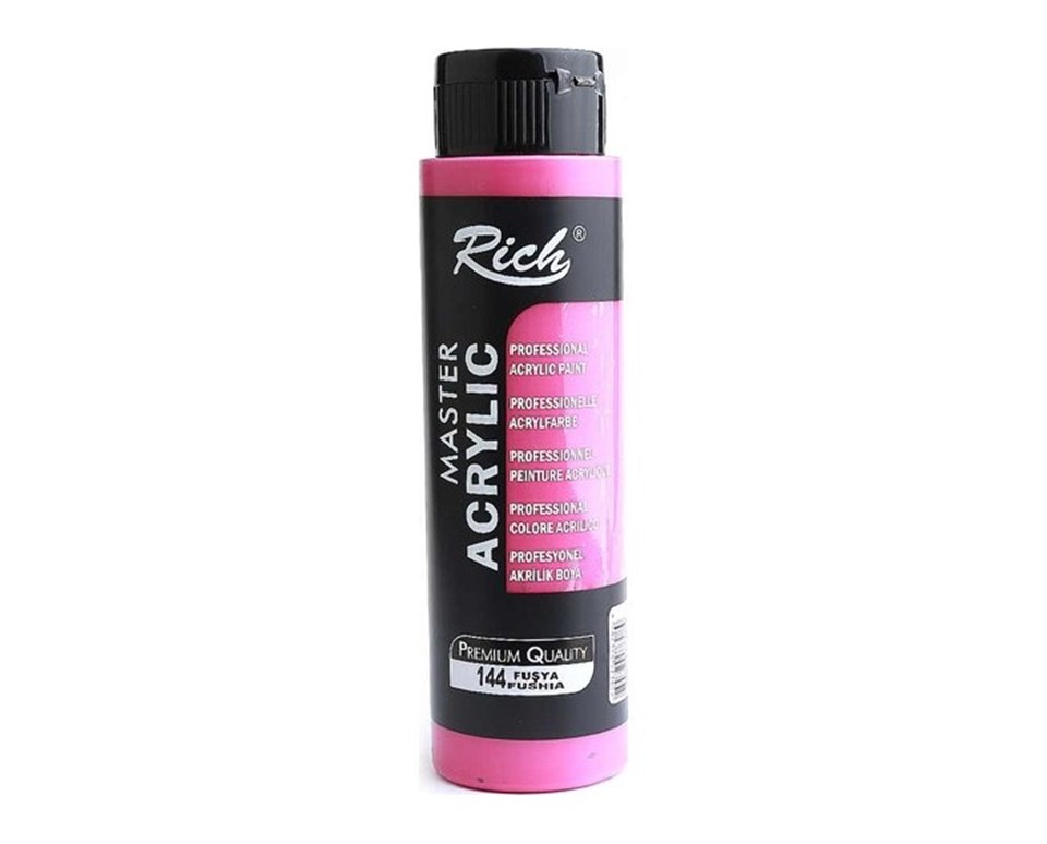 Rich Master Akrilik Boya 144 Fuşya 120cc