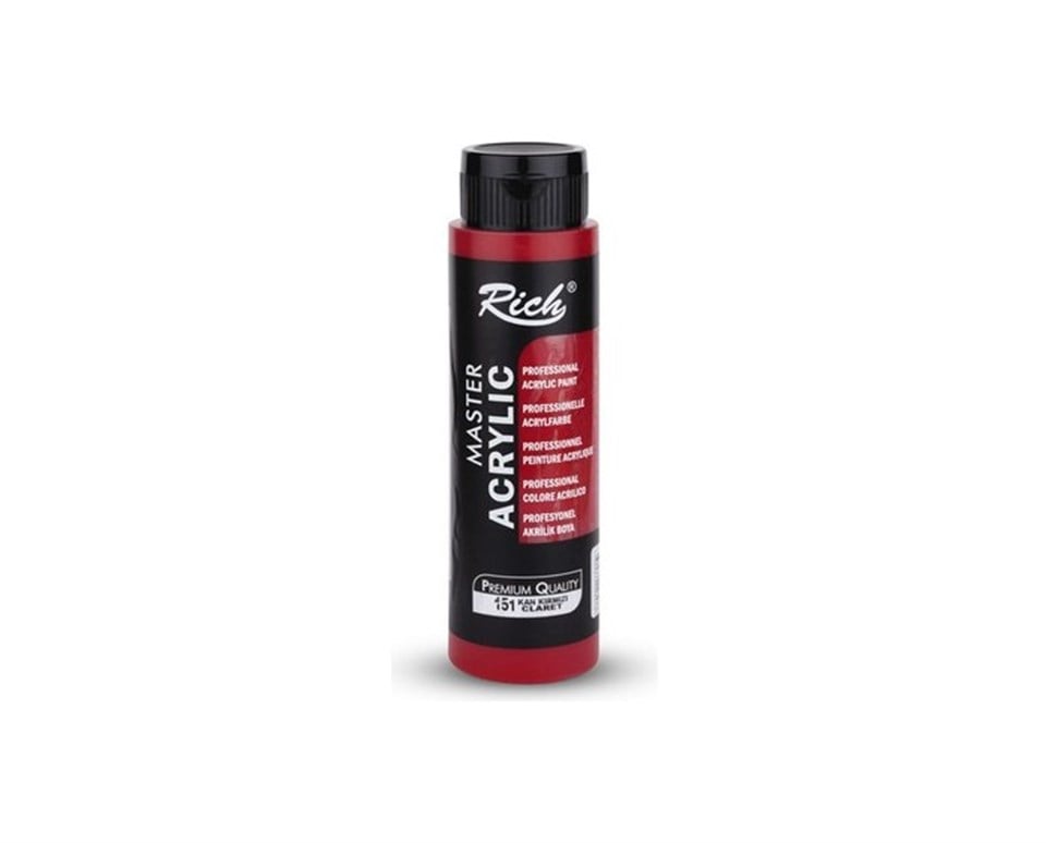 Rich Master Akrilik Boya 151 Kan Kırmızısı 120cc