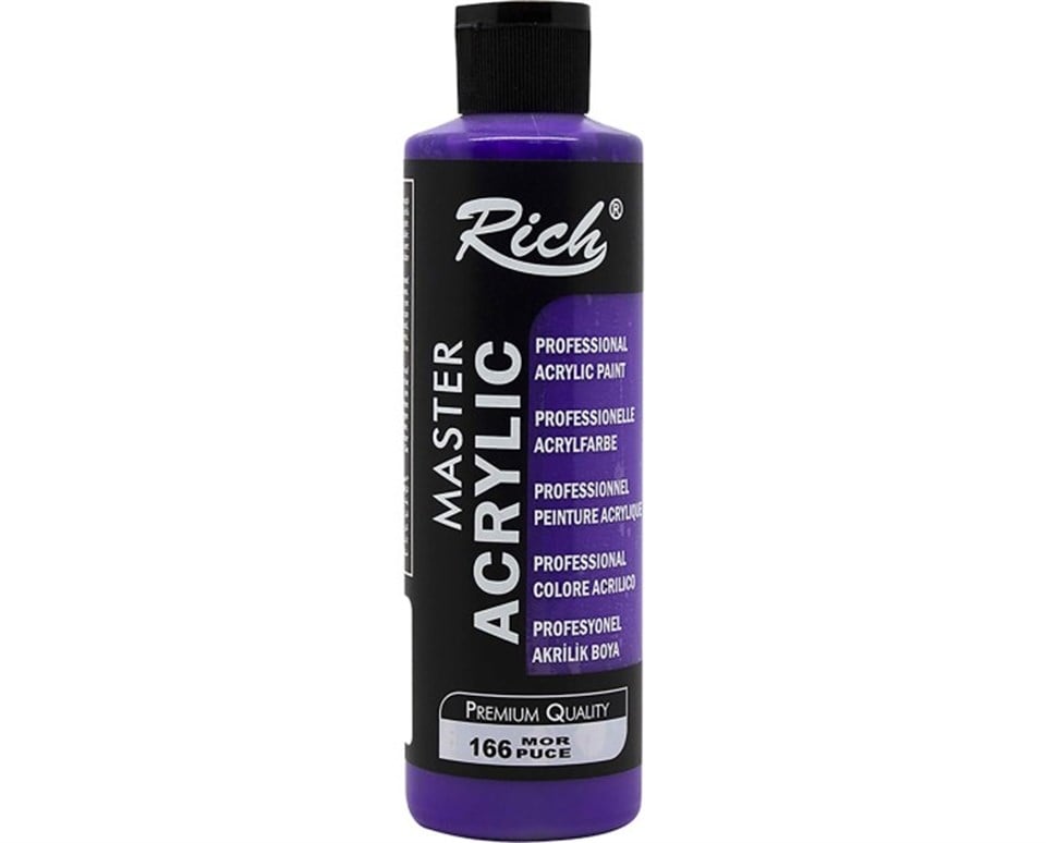 Rich Master Akrilik Boya 166 Mor 120cc