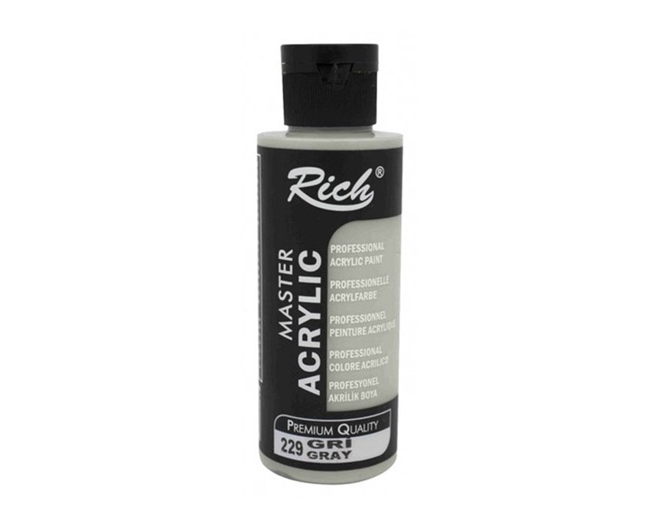Rich Master Akrilik Boya 229 Gri 120cc