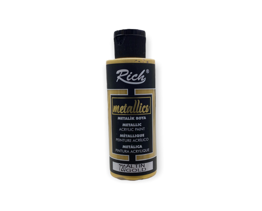 Rich Multi Surface Metalik Boya 120cc - 720 ALTIN