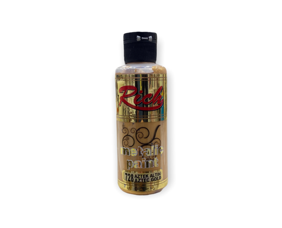 Rich Multi Surface Metalik Boya 120cc - 728 AZTEK ALTIN