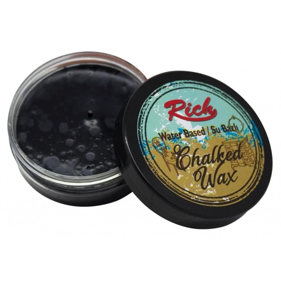 Rich Su Bazlı Chalked Wax Siyah