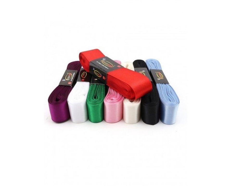Saten Kurdele 3 Cm - 10 Metre Paket