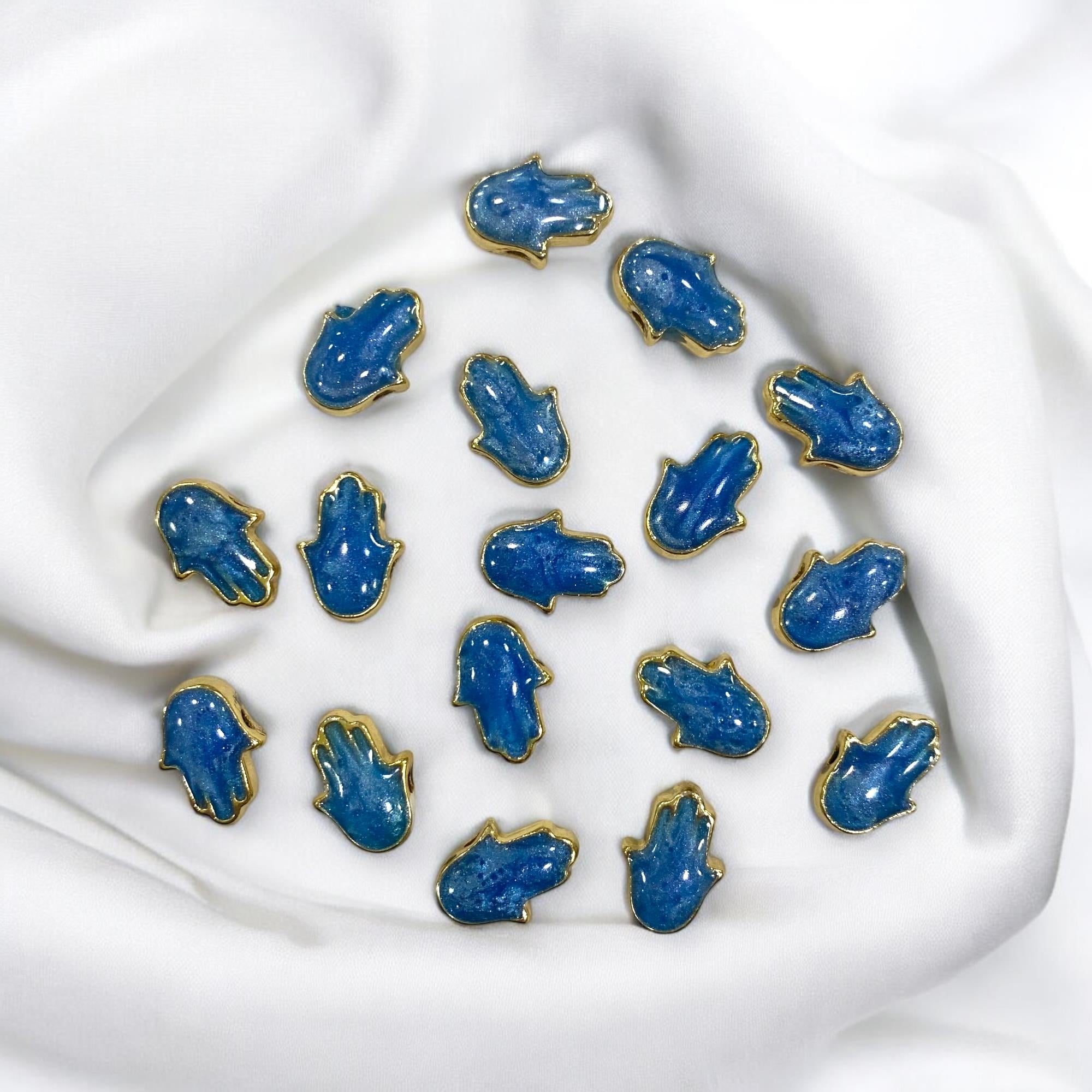 Sedefli Mavi Takı Ara Model