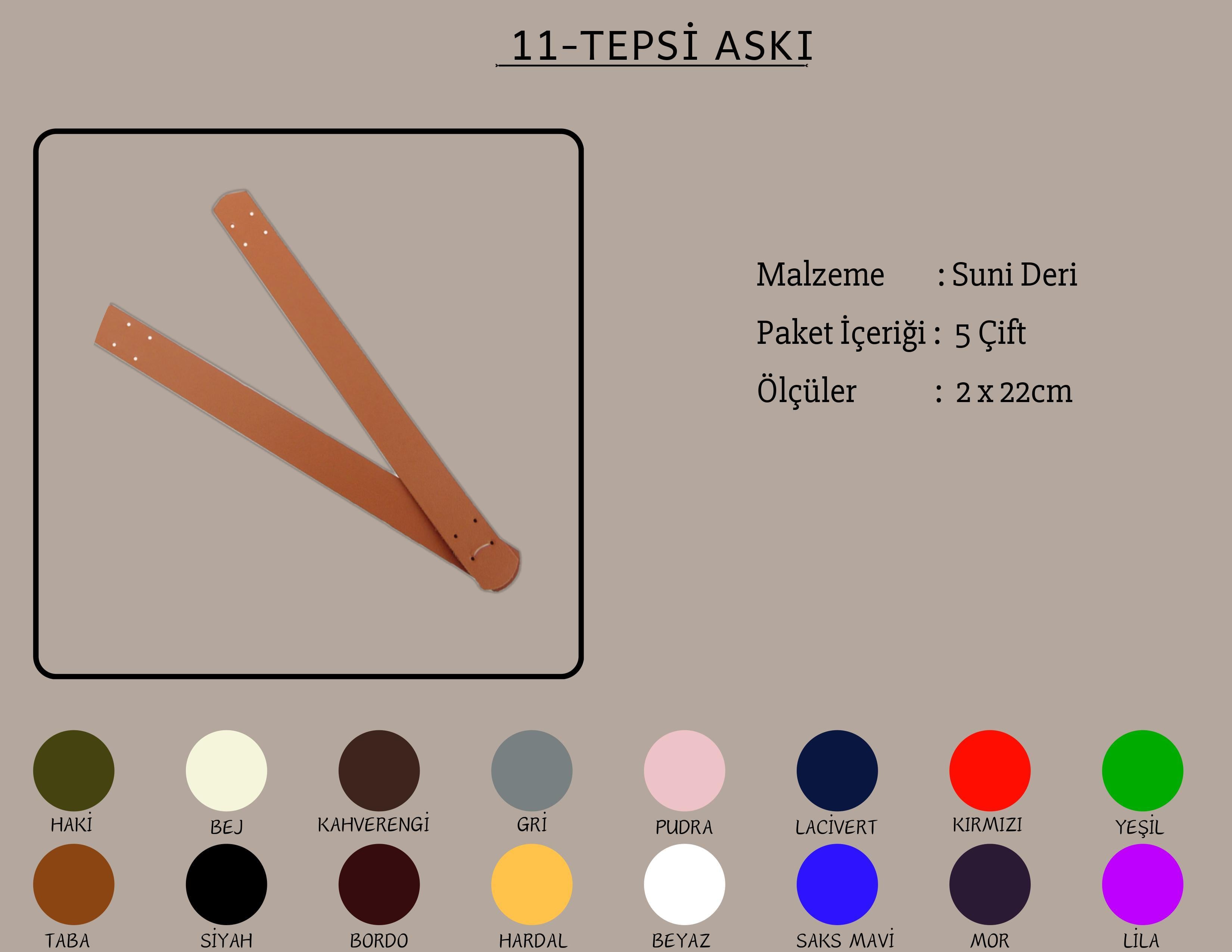 Tepsi Askılar 2x22 CM