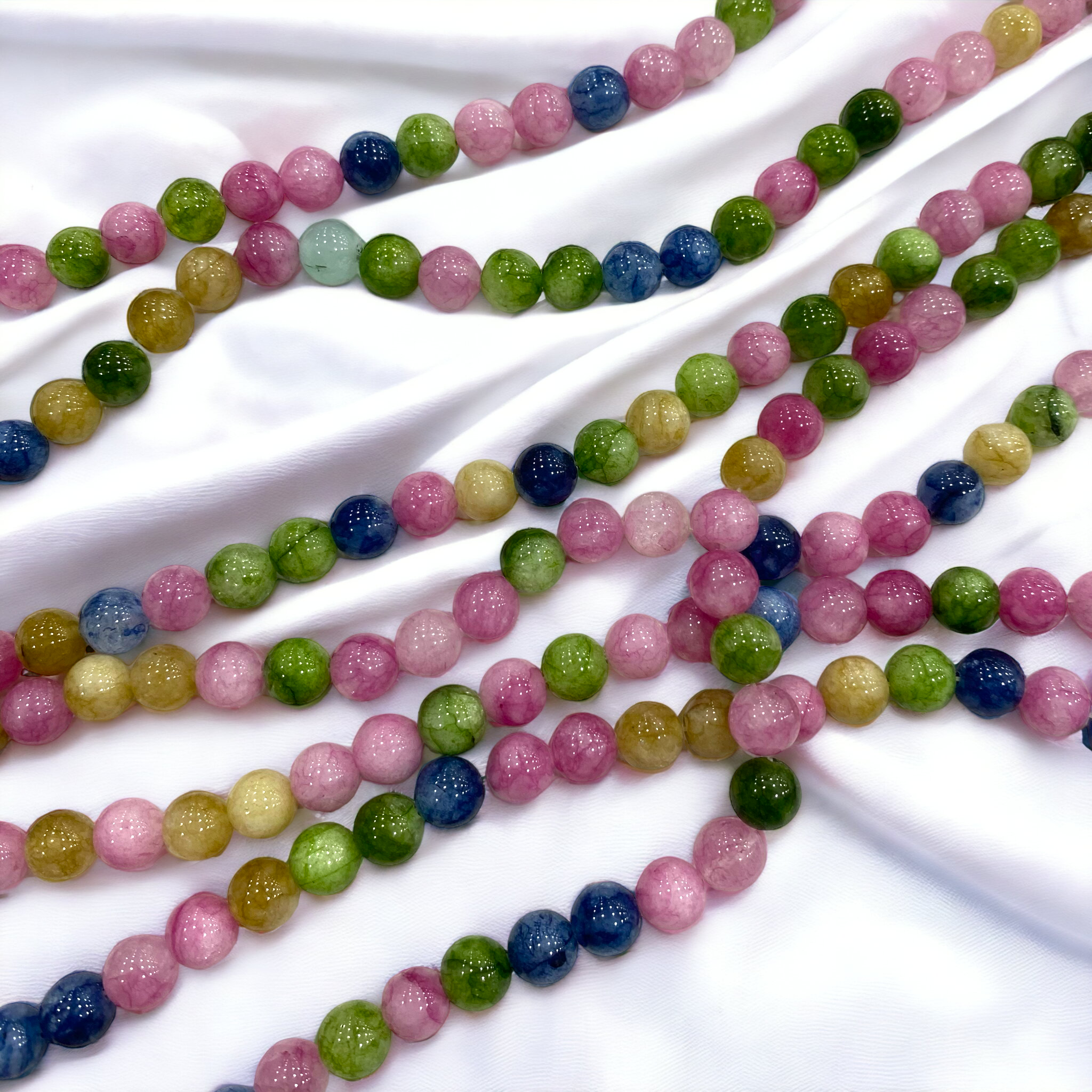Tourmaline Agate Dizi Doğal taş