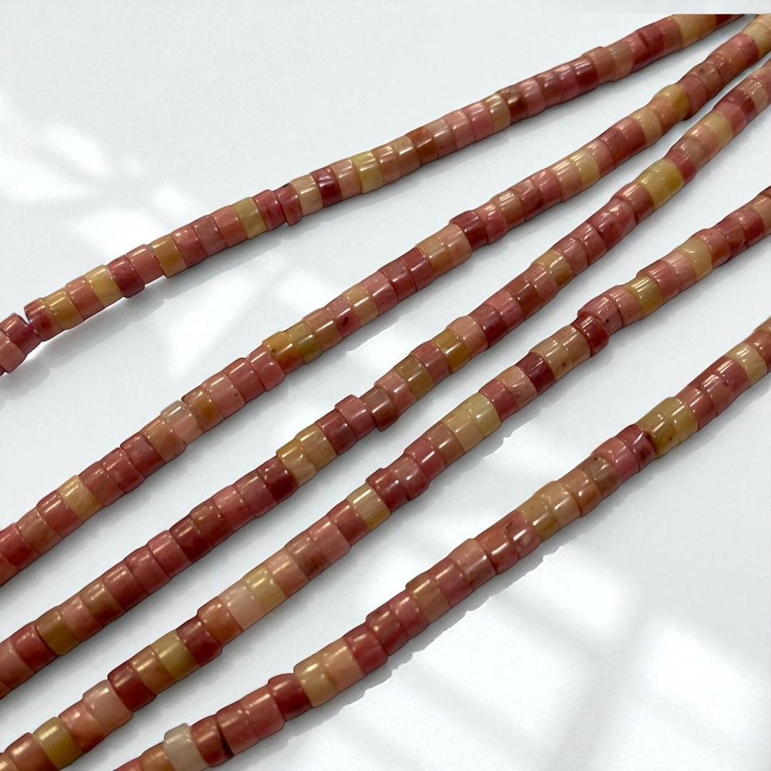 Varisit, Silindir Kesim Dizi Doğal Taş Phodochrosite