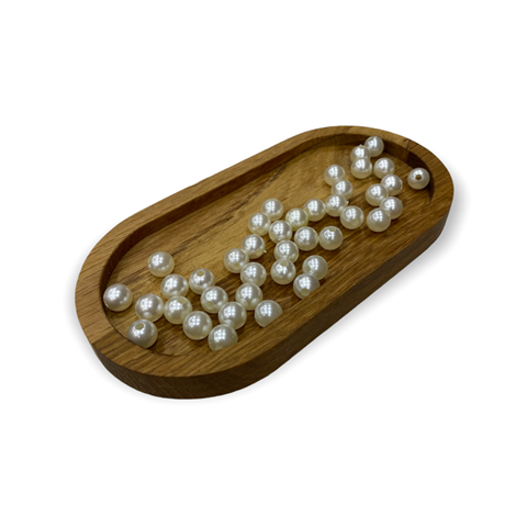 Yuvarlak 8 MM İnci 10 Gram Paket - 06