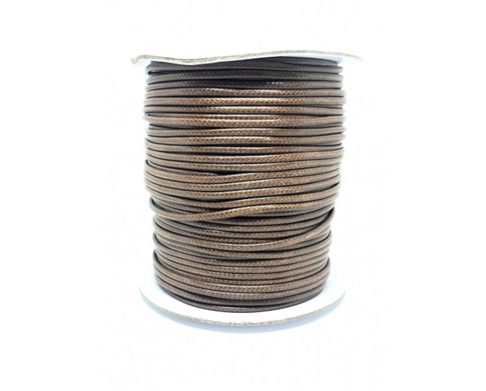Yuvarlak Deri İp 3 METRE Paket 2 MM - 21