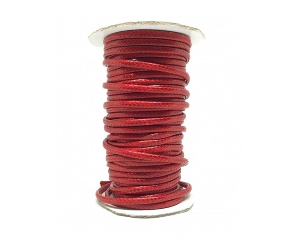 Yuvarlak Deri İp 3 METRE Paket 3.5 MM - 12