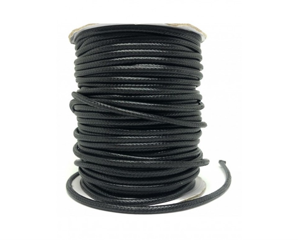 Yuvarlak Deri İp 3 METRE Paket 4 MM - 09