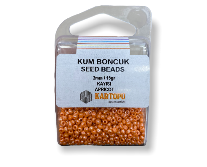 Kum Boncuk Seed Beads 15GR - Kayısı