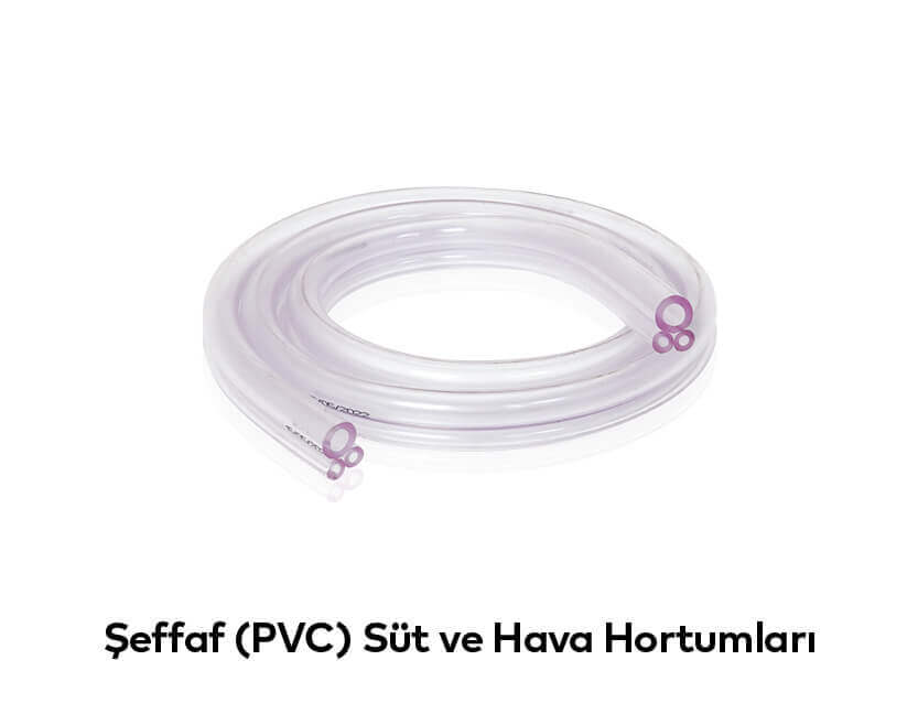 Süt Sağma Makinesi Şeffaf (PVC) Hortumlar