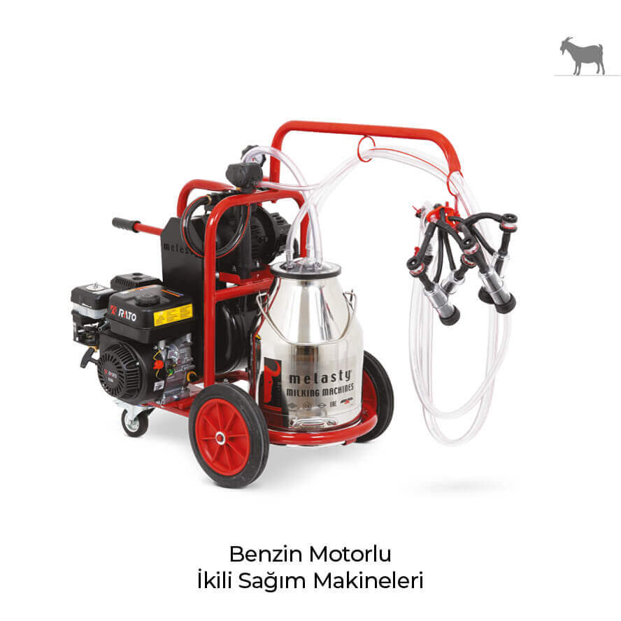 Benzin Motorlu İkili Süt Sağım Makineleri