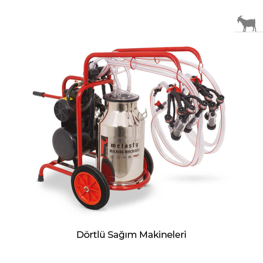 Dörtlü Süt Sağım Makineleri
