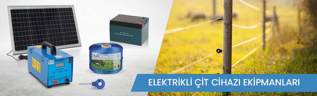 Elektrikli Çit Cihazı Ekipmanları