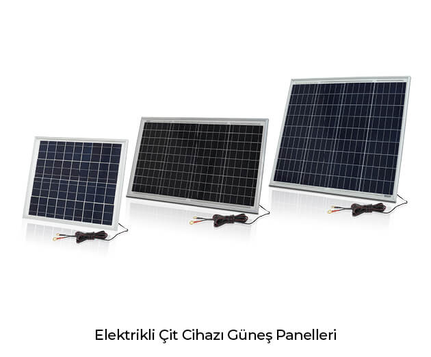 Elektrikli Çit Cihazı Güneş Panelleri