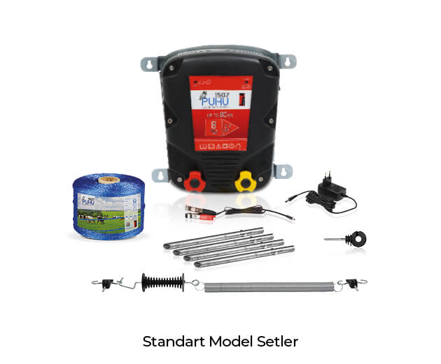 Standart Model Elektrikli Çit Cihazı Setleri