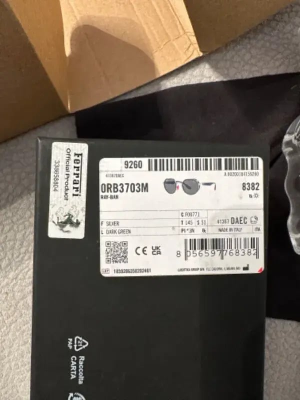 Ray-Ban 3703M F00771 51 Unisex Güneş Gözlüğü