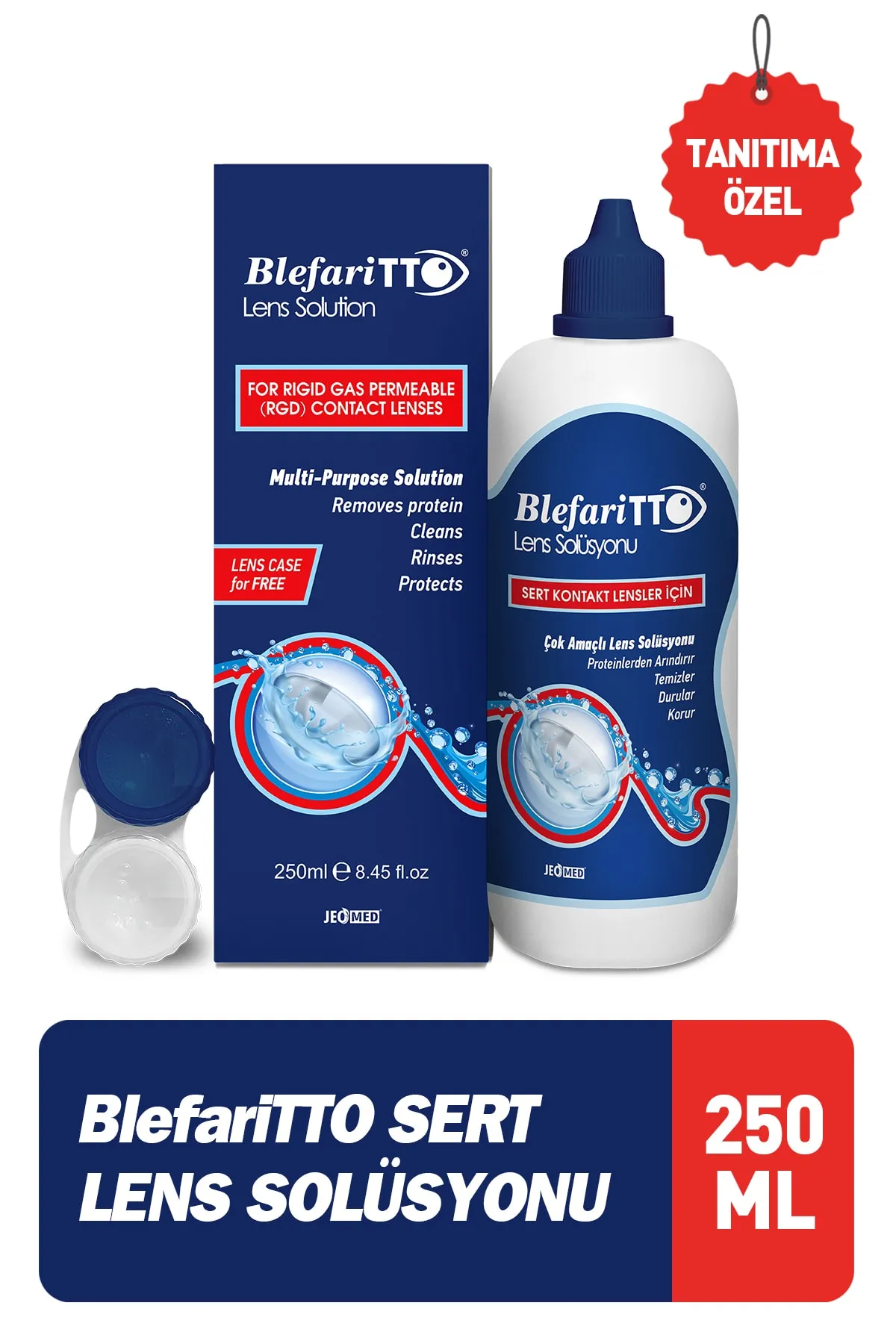 BLEFARITTO SERT KONTAKT LENS SOLÜSYONU 250 ML Lens Solüsyonu Bu Ürüne Özel 9 Taksit İmkanı Sizinle!