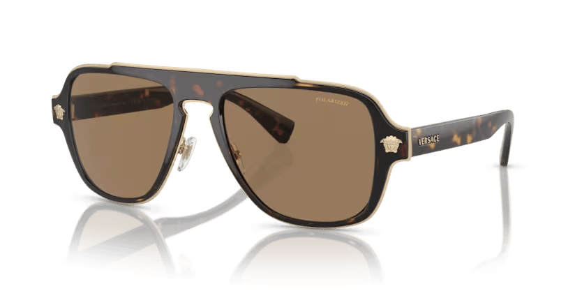 VERSACE 0VE2199 1252LA 56 Unisex Güneş Gözlüğü %100 Orijinal ve Distribütör Garantili