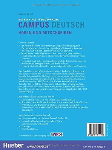 Campus Deutsch Hören und Mitschreiben B2/C1 (CD enthalten)