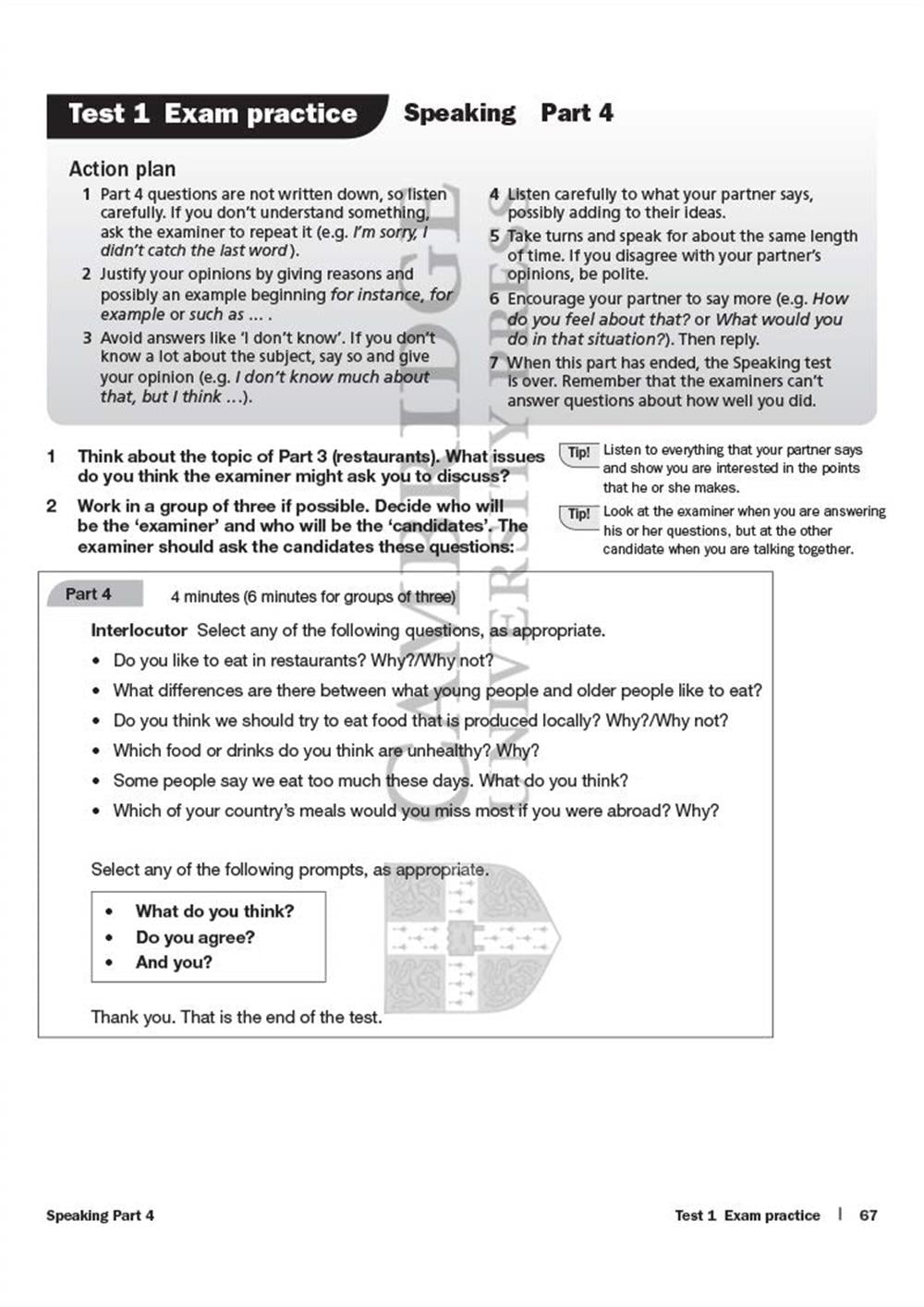 First Trainer Six Practice Tests with Answers with Audio 2nd Edition