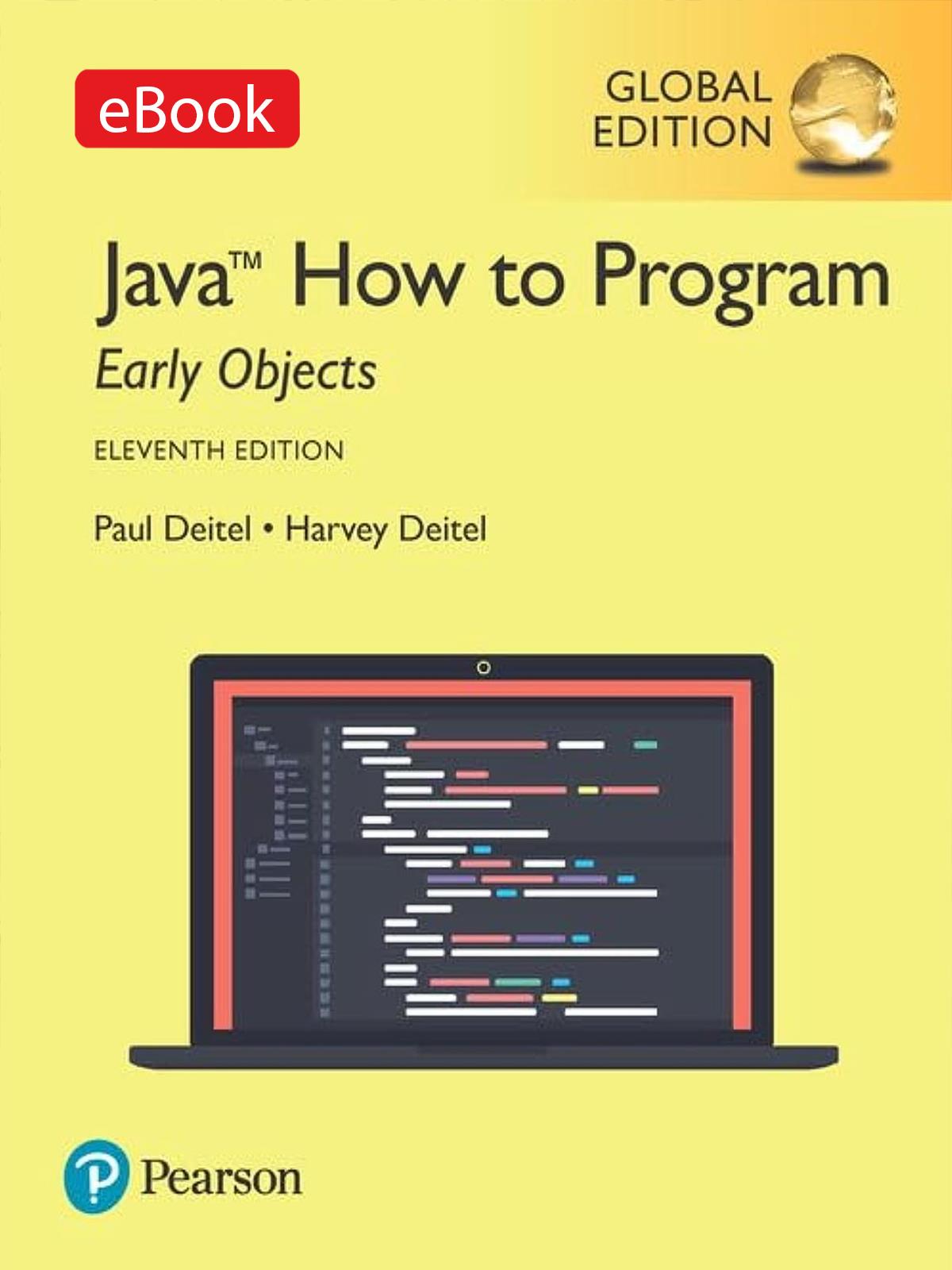 (BOUN KOD) Java How to Program, Early Objects, Global Edition (Kod içinde e-kitap erişimi de mevcuttur.)