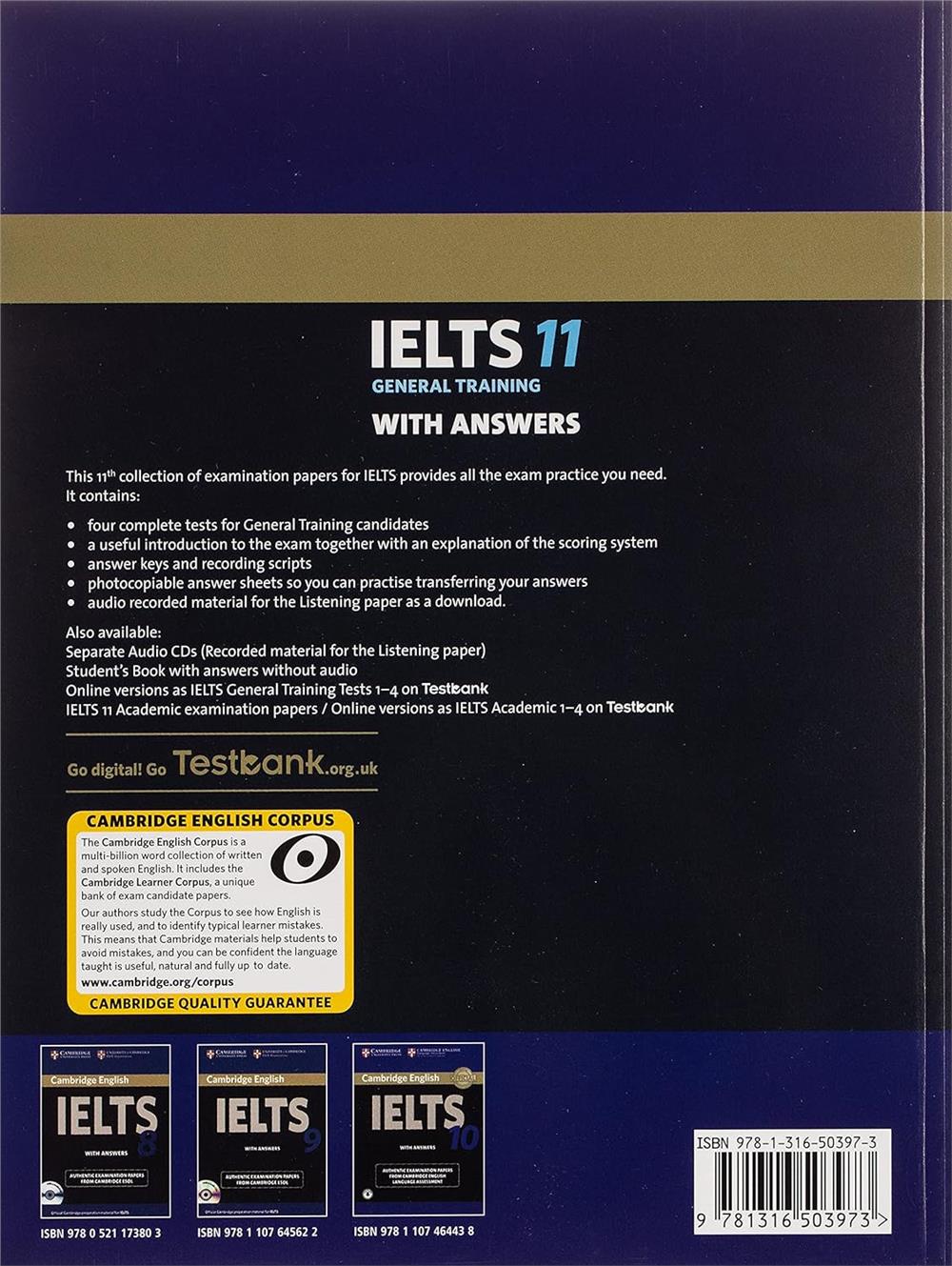 Cambridge IELTS 11 General Training Students Book with Answers with Audio