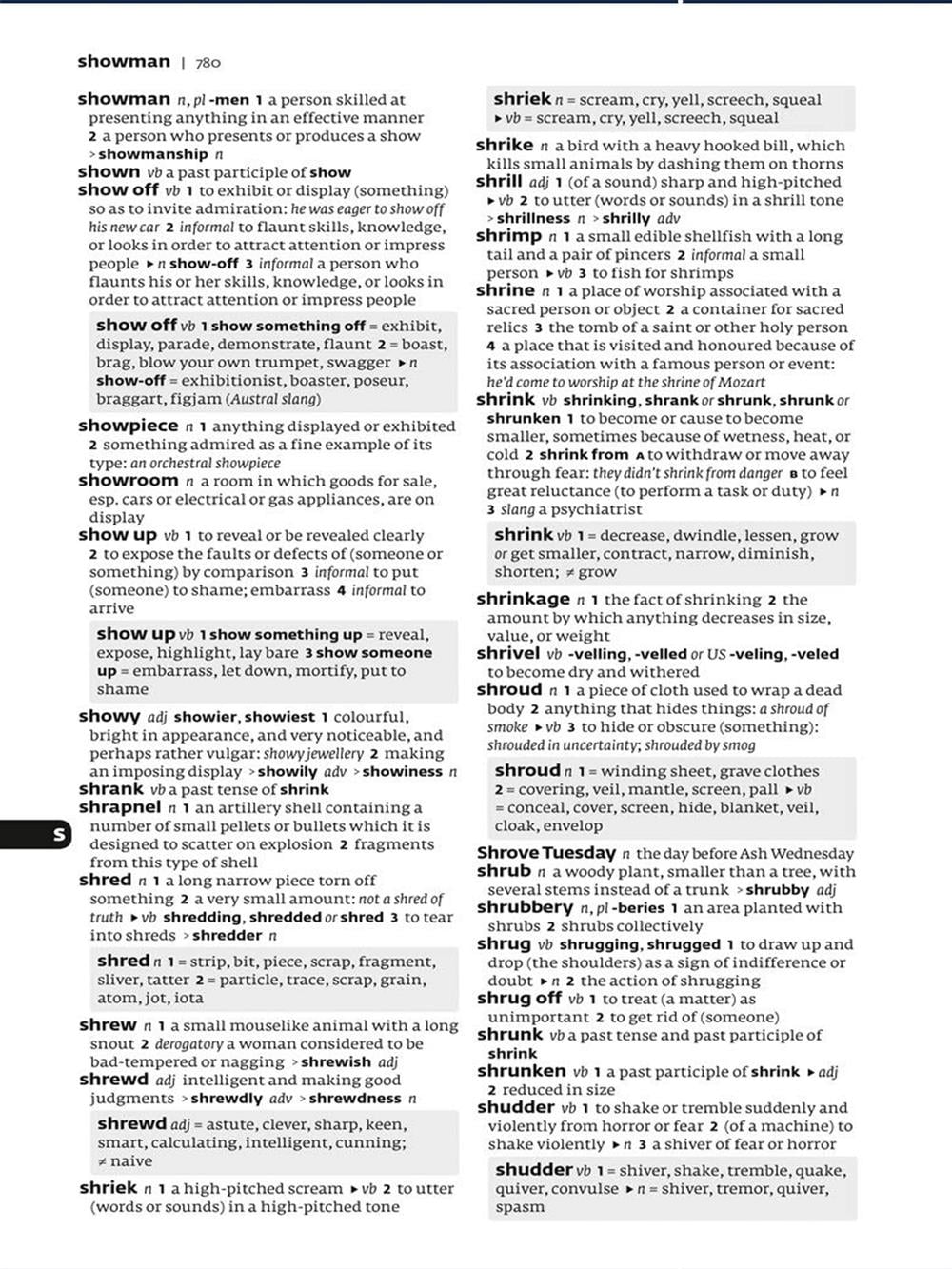 Collins English Dictionary and Thesaurus Paperback Edition: All-in-One Support for Everyday Use