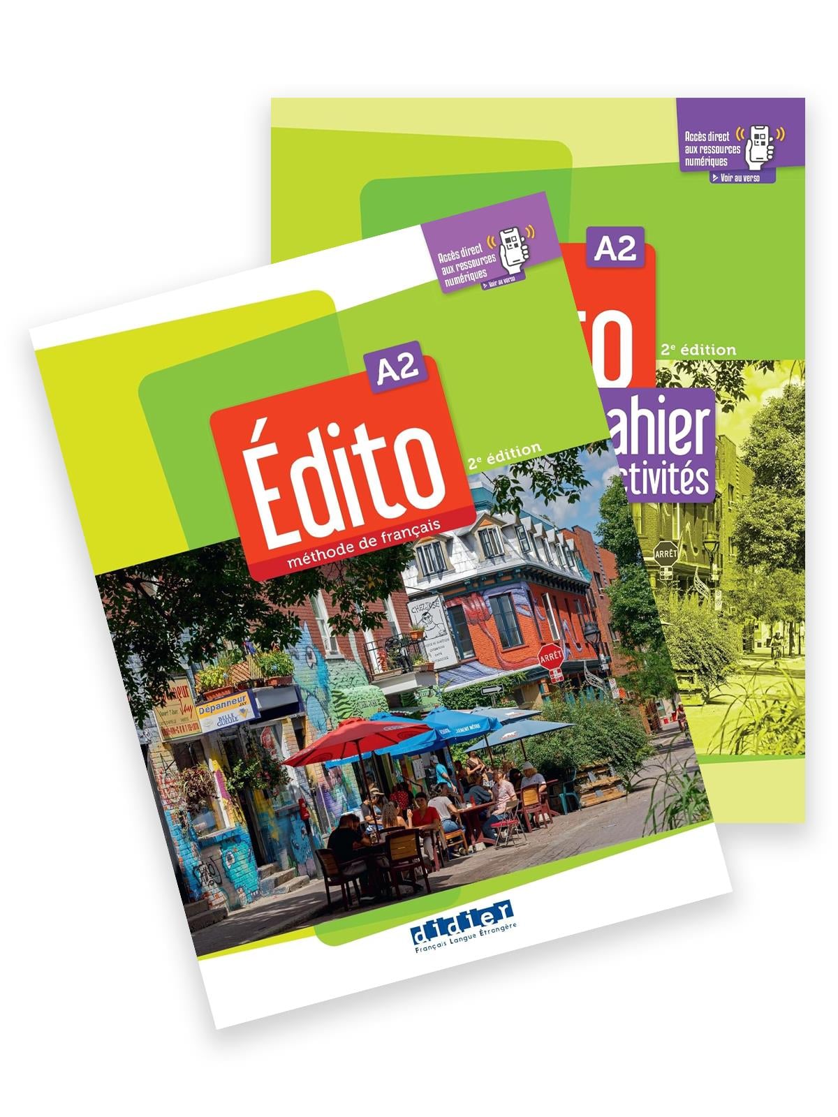 Edito A2: Méthode de français + Cahier dactivités +didierfle.app (2.edition)