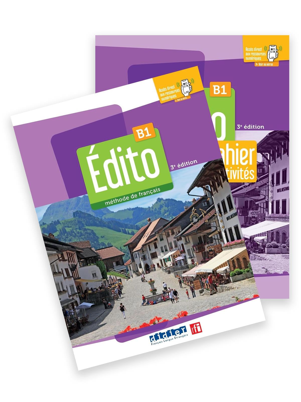 Edito B1: Méthode de français + Cahier dactivités +didierfle.app (3.edition)