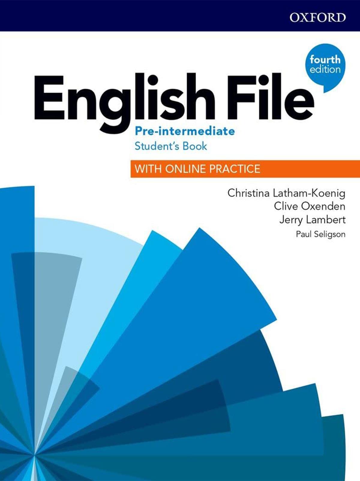 English File Pre-Intermediate Students Book with Online Practice + Workbook without Key 