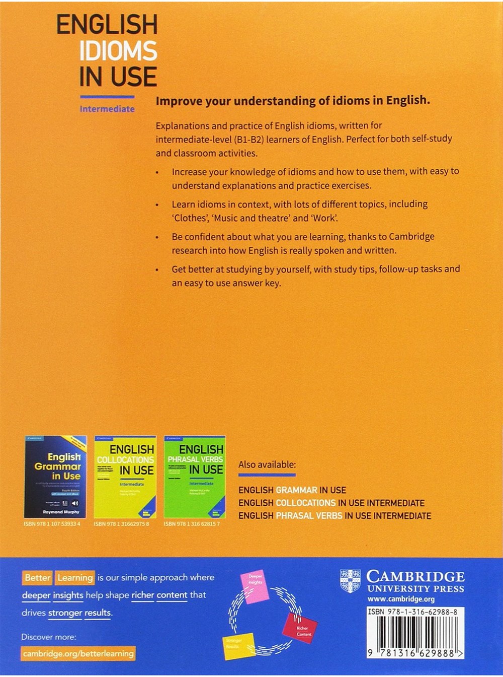 English Idioms in Use Intermediate Book with Answers 