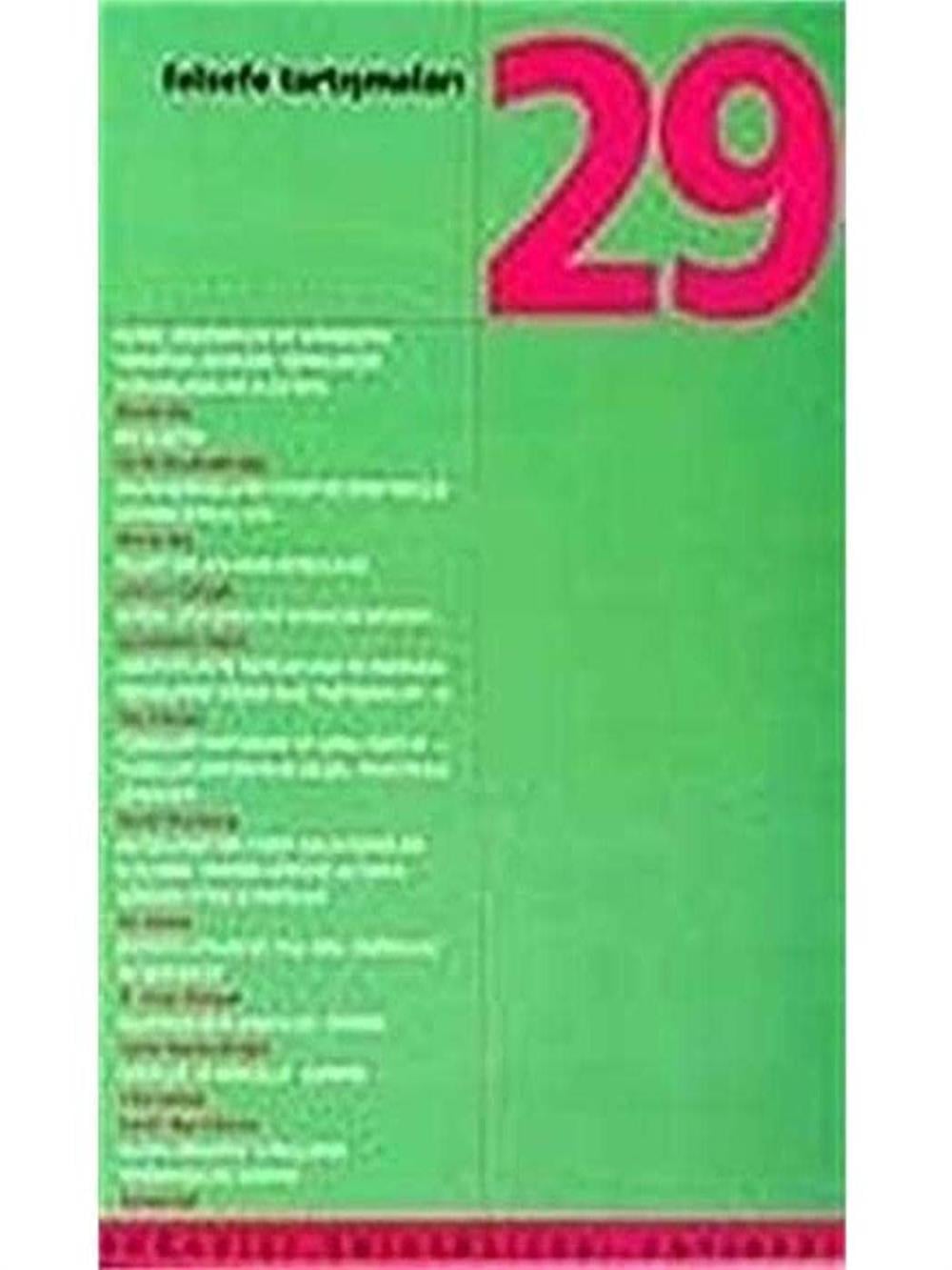 Felsefe Tartışmaları 29  