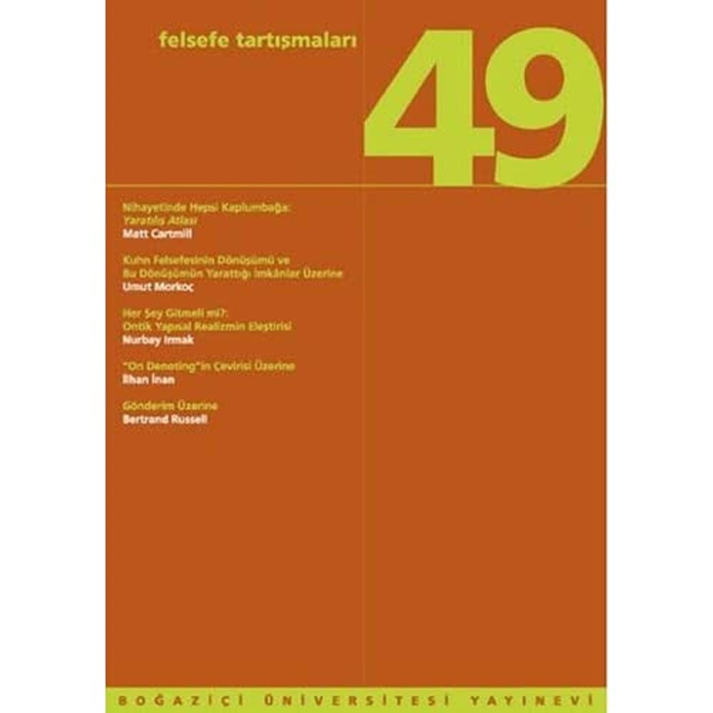 Felsefe Tartışmaları 49  