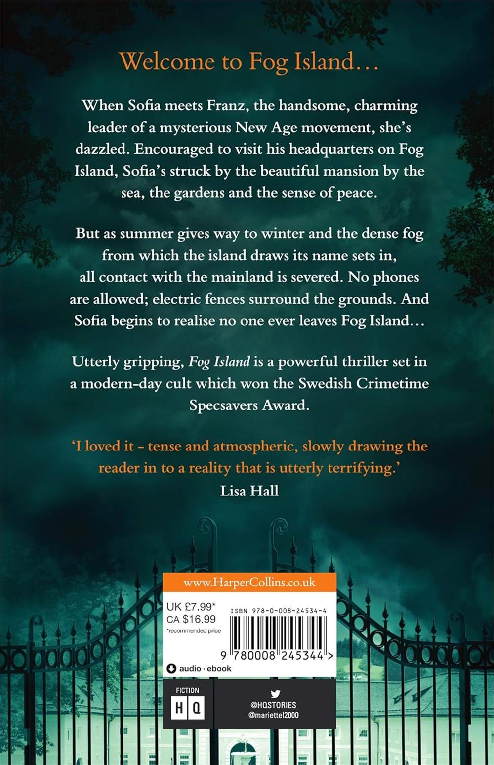 Fog Island (Fog Island Trilogy, Book 1)  -Mariette Lindstein