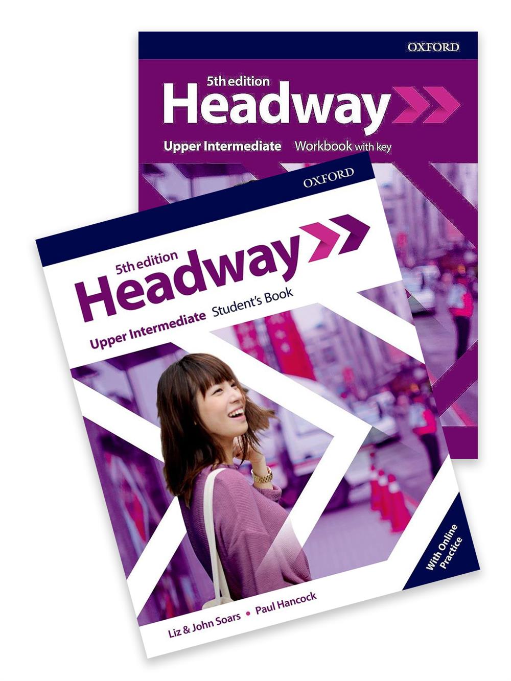 Headway Upper-Intermediate Students Book with Online Practice + Workbook without Key (5.Edition)