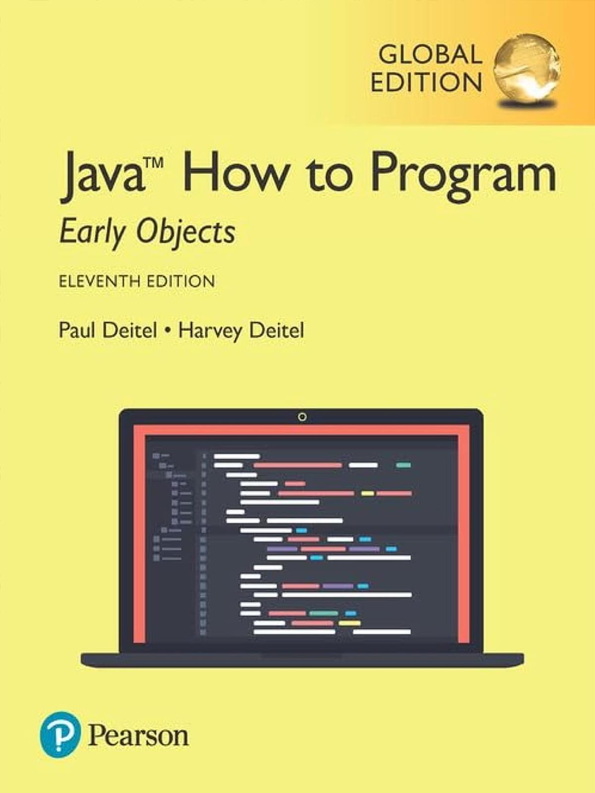 Java How to Program, Early Objects, Global Edition(Book + MyLab Code)