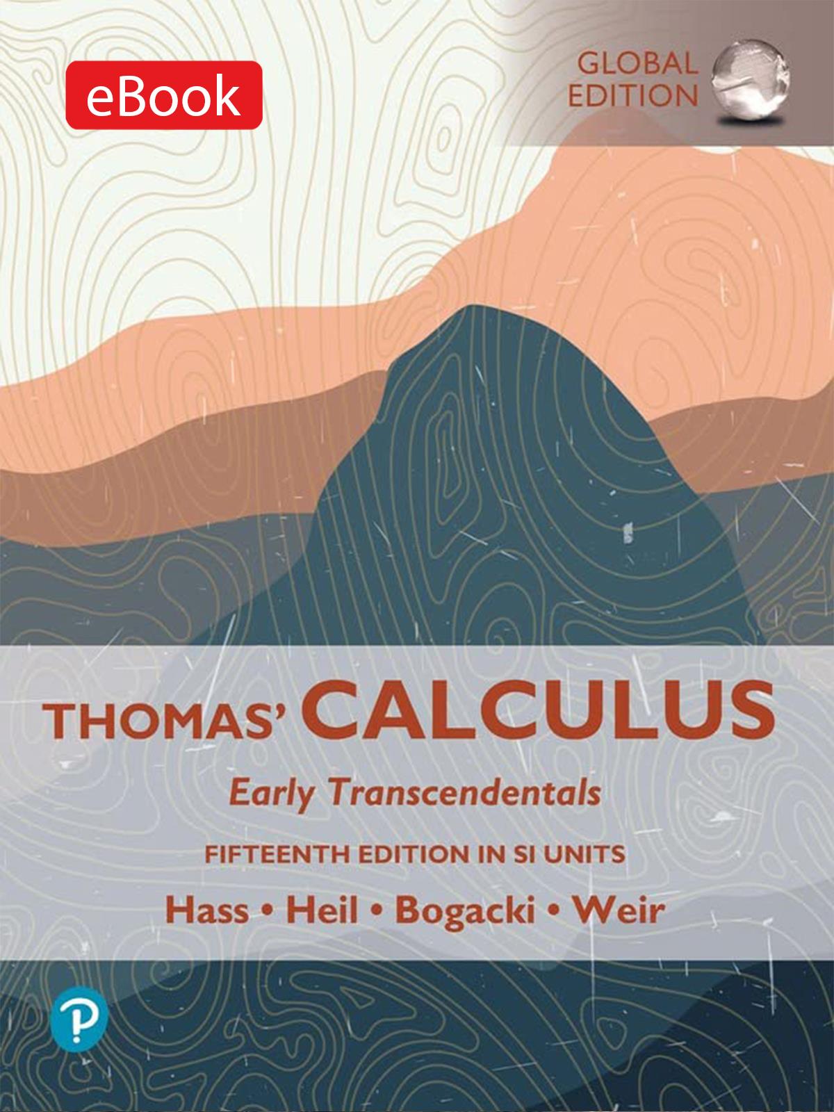 (MyLab Code) Thomas' Calculus 15e, Hass, Heil , Weir, Bogacki  (Kod içinde e-kitap erişimi de mevcuttur.) 