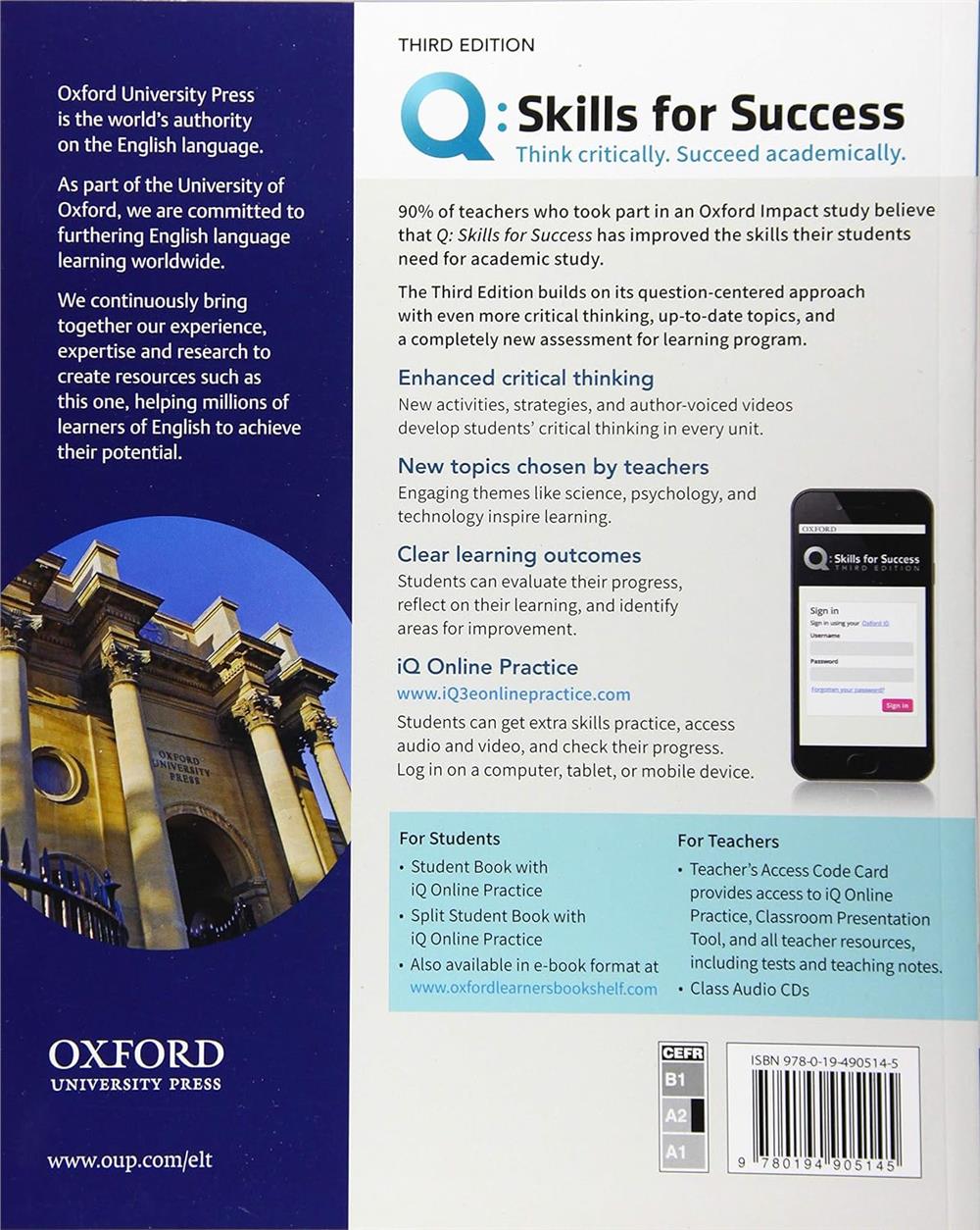 Q Skills for Success (3rd Edition). Listening & Speaking 2. Students Book with IQ Online Practice