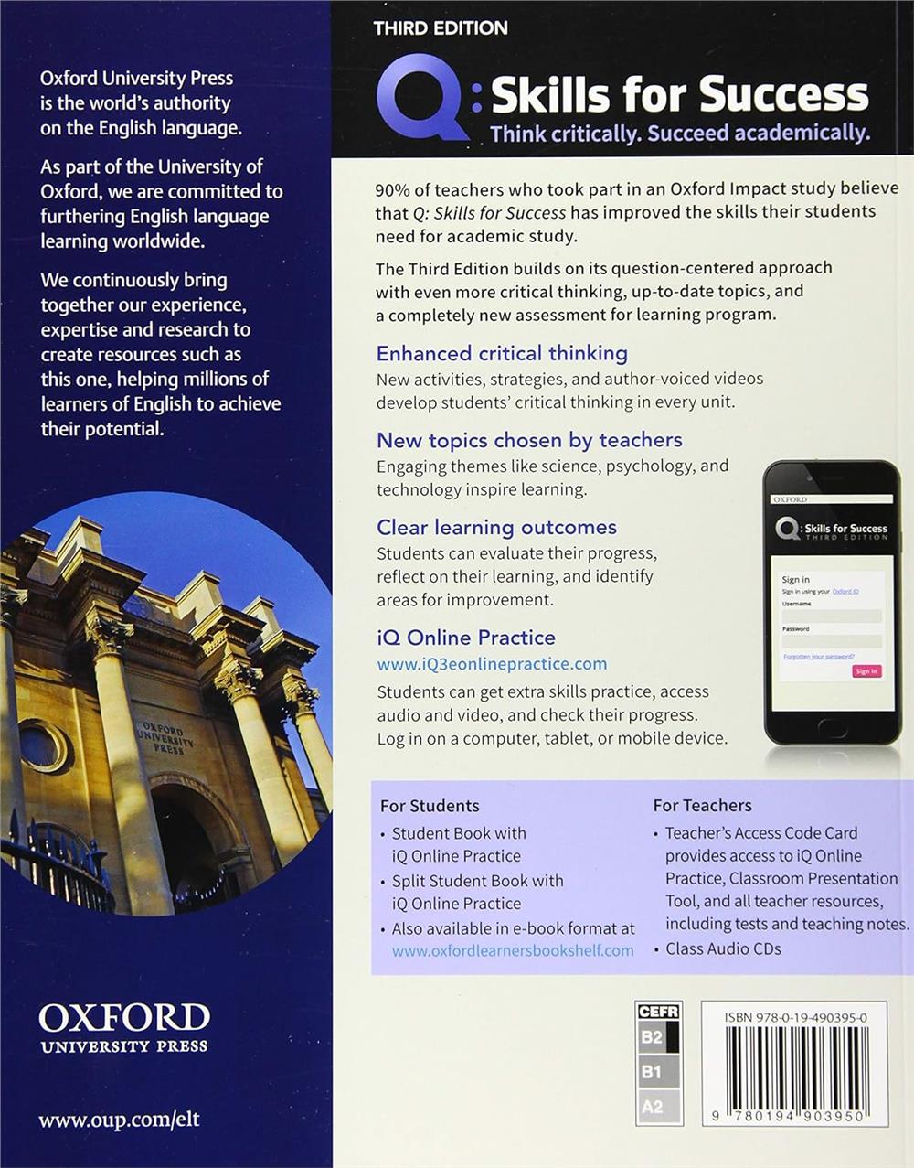 Q Skills for Success (3rd Edition). Reading and Writing 4. Students Book with IQ Online Practice